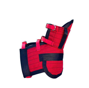 ULTRA ¾ CHESTPLATE WITH LEG PLATES RED/BLACK