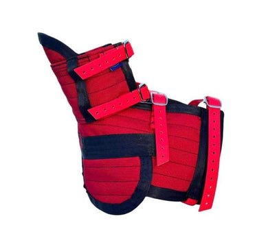 ULTRA ¾ CHESTPLATE WITH LEG PLATES RED/BLACK