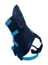 Load image into Gallery viewer, ULTRA ¼ CHESTPLATE ALL BLACK/ TURQUOISE STRAPS &amp; LOGO