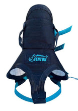 Load image into Gallery viewer, ULTRA ¼ CHESTPLATE ALL BLACK/ TURQUOISE STRAPS & LOGO