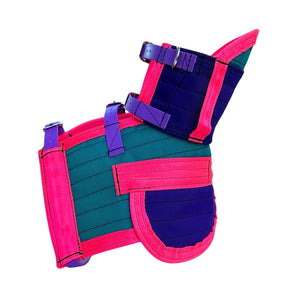 ULTRA ¾ CHESTPLATE WITH LEG PLATES TURQUOISE/ PURPLE/PINK