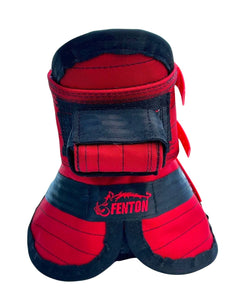 ULTRA ¾ CHESTPLATE WITH LEG PLATES AND TRACKER PROTECTOR RED/ BLACK