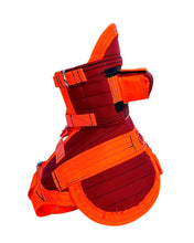 Load image into Gallery viewer, ULTRA ¼ CHESTPLATE RED/ORANGE  With leg plates and Built in tracker protector.