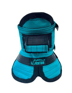 ULTRA ¾ CHESTPLATE WITH LEG PLATES AND TRACKER PROTECTOR TURQUOISE/ BLACK