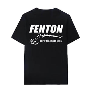 Short Sleeve Fenton T-shirt, Black and White