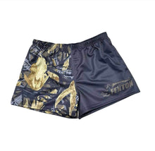 Load image into Gallery viewer, Charcoal/ skull Fenton Footy Shorts