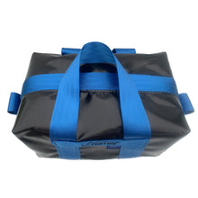 Load image into Gallery viewer, BLACK &amp; BLUE PVC GEAR BAG
