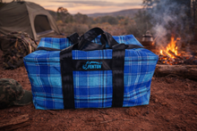 Load image into Gallery viewer, FENTON MESH AIRING GEAR BAG, BLUE &amp; BLACK