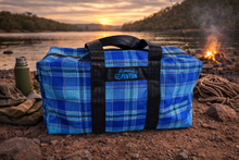 Load image into Gallery viewer, FENTON MESH AIRING GEAR BAG, BLUE &amp; BLACK