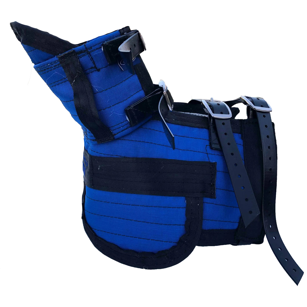 ULTRA ¾ CHESTPLATE WITH LEG PLATES BLUE/ BLACK