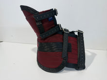 Load image into Gallery viewer, ULTRA ¾ CHESTPLATE WITH LEG PLATES MAROON/ BLACK