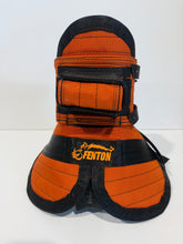 Load image into Gallery viewer, ULTRA ¼ CHESTPLATE ORANGE / BLACK . With leg plates and Built in tracker protector