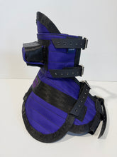 Load image into Gallery viewer, ULTRA ¼ CHESTPLATE PURPLE / BLACK . With leg plates and Built in tracker protector