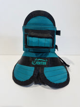 Load image into Gallery viewer, ULTRA ¼ CHESTPLATE TURQUOISE / BLACK . With leg plates and Built in tracker protector