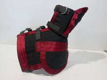 Load image into Gallery viewer, ULTRA ¾ CHESTPLATE WITH LEG PLATES BLACK/ MAROON