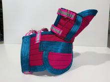 Load image into Gallery viewer, ULTRA ¾ CHESTPLATE WITH LEG PLATES PINK / TEAL/HI VIS PINK STRAPS