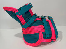 Load image into Gallery viewer, ULTRA ¾ CHESTPLATE WITH LEG PLATES TURQUOISE / PINK