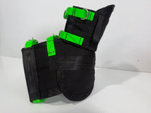 Load image into Gallery viewer, XS 18-25KG | FENTON ULTRA ¾ CHESTPLATE WITH LEG PLATES BLACK /GREEN