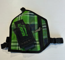 Load image into Gallery viewer, Single Chest Holster Tartan pattern