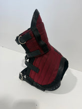 Load image into Gallery viewer, ULTRA ¼ CHESTPLATE MAROON /BLACK, BLACK STRAPS (Copy)