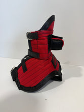Load image into Gallery viewer, ULTRA ¼ CHESTPLATE RED/ BLACK . With Built in tracker protector