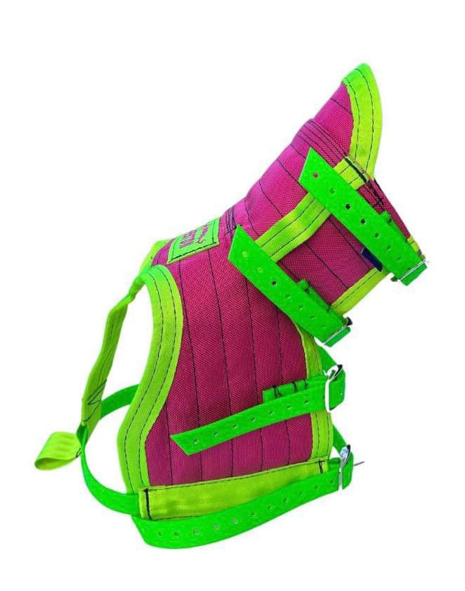 ULTRA ¾ CHESTPLATE NO LEG PLATES PINK/ GREEN