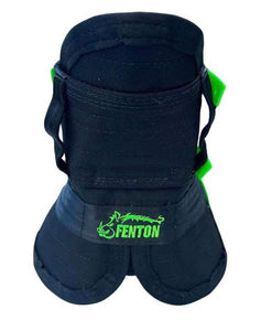 ULTRA FULL RIB CHESTPLATE BLACK/ WITH GREEN STRAPS