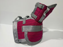 Load image into Gallery viewer, ULTRA ¾ CHESTPLATE WITH LEG PLATES PINK/ GREY