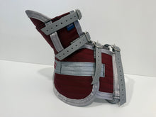 Load image into Gallery viewer, ULTRA ¾ CHESTPLATE WITH LEG PLATES MAROON /SILVER