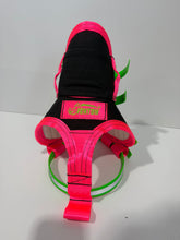 Load image into Gallery viewer, ULTRA ¼ CHESTPLATE BLACK / PINK/ GREEN HI VIS STRAPS
