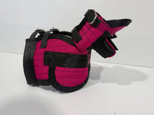Load image into Gallery viewer, ULTRA ¾ CHESTPLATE WITH LEG PLATES AND TRACKER PROTECTOR PINK / BLACK