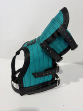 Load image into Gallery viewer, ULTRA ¾ CHESTPLATE NO LEG PLATES TURQUOISE / BLACK