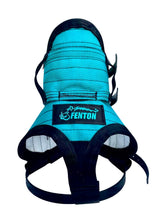 Load image into Gallery viewer, ULTRA ¼ CHESTPLATE TURQUOISE /BLACK, BLACK STRAPS