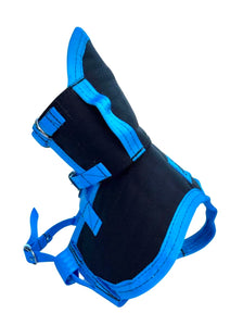 ULTRA ¼ CHESTPLATE BLACK/ BABY BLUE