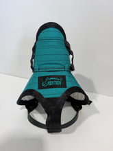 Load image into Gallery viewer, ULTRA ¼ CHESTPLATE TURQUOISE / BLACK , BLACK STRAPS