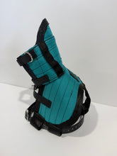 Load image into Gallery viewer, ULTRA ¼ CHESTPLATE TURQUOISE / BLACK , BLACK STRAPS