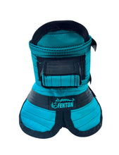 Load image into Gallery viewer, ULTRA ¾ CHESTPLATE WITH LEG PLATES AND TRACKER PROTECTOR TURQUOISE/ BLACK