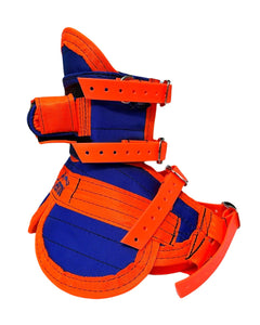 ULTRA ¼ CHESTPLATE RED/ORANGE  With leg plates and Built in tracker protector.