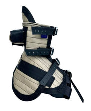 Load image into Gallery viewer, ULTRA ¼ CHESTPLATE BEIGE/ BLACK . With leg plates and Built in tracker protector