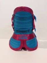 Load image into Gallery viewer, ULTRA ¾ CHESTPLATE WITH LEG PLATES CYAN / MULBERRY / HI VIS STRAPS
