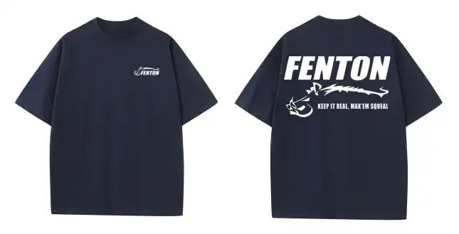 Short Sleeve Fenton T-shirt, Navy/White