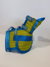 Load image into Gallery viewer, L 39-49KG | FENTON ULTRA ¾ CHESTPLATE WITH LEG PLATES LIME /BABY BLUE